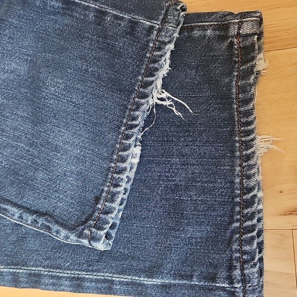 AG Adriano Goldschmied The Graduate Jeans Faded Distress Soft Sz36 Measure 38x29 - Picture 13 of 13